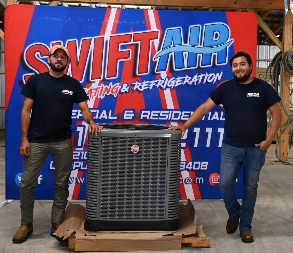 Swift Air is an air conditioning company in Corpus Christi, Texas that services portable ac units, window units, ac compressors, ac installations, window units, and mini split air conditioners.